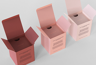 Изготовление коробок для ароматических свечей, дизайнерский картон с вырубкой