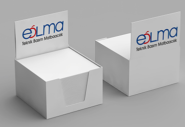 Кубарик с логотипом
в картонной коробке